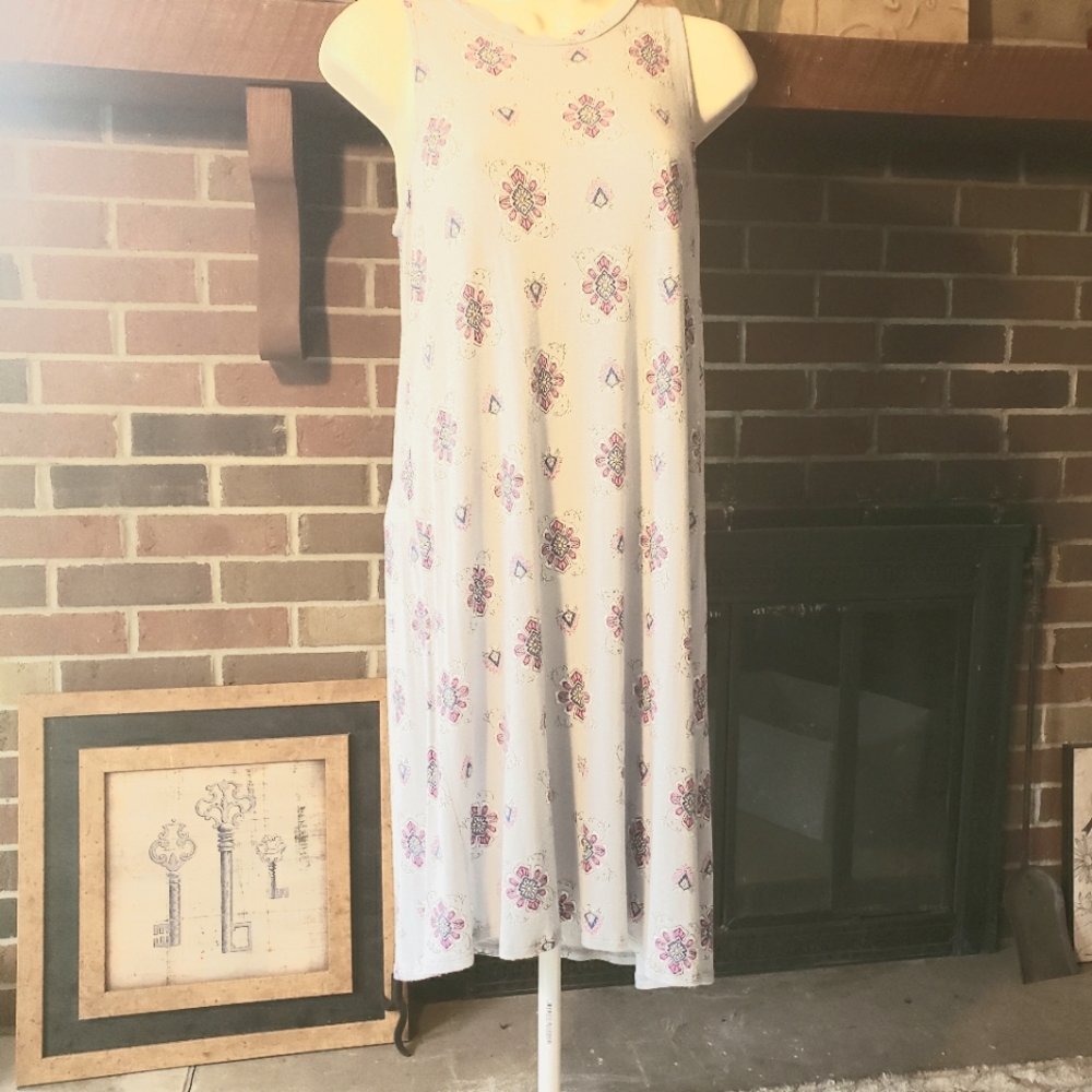 PINK ROSE tank dress